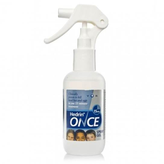 Hedrin Once Spray Gel 100ml -   Thornton & Ross EasyMeds Pharmacy