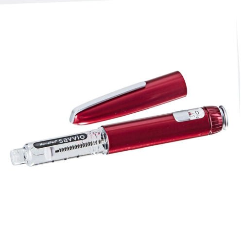 Humapen Savvio Cartridge Pen Red - FREE UK P&P -   Eli Lilly & Co Ltd EasyMeds Pharmacy