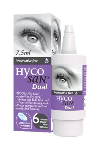 Hycosan Dual Preservative-free Moisturising Eye Drops 7.5ml -   Hycosan EasyMeds Pharmacy