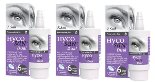 Hycosan Dual Preservative-free Moisturising Eye Drops 7.5ml -   Hycosan EasyMeds Pharmacy