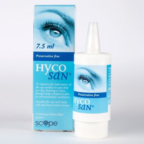 Hycosan Moisturiser Preservative Free Eye Drops 7.5 ml -   Hycosan EasyMeds Pharmacy