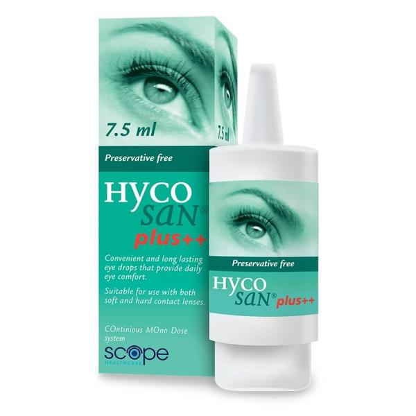 Hycosan Plus Eye Drops Preservative Free 7.5ml | EasyMeds Pharmacy