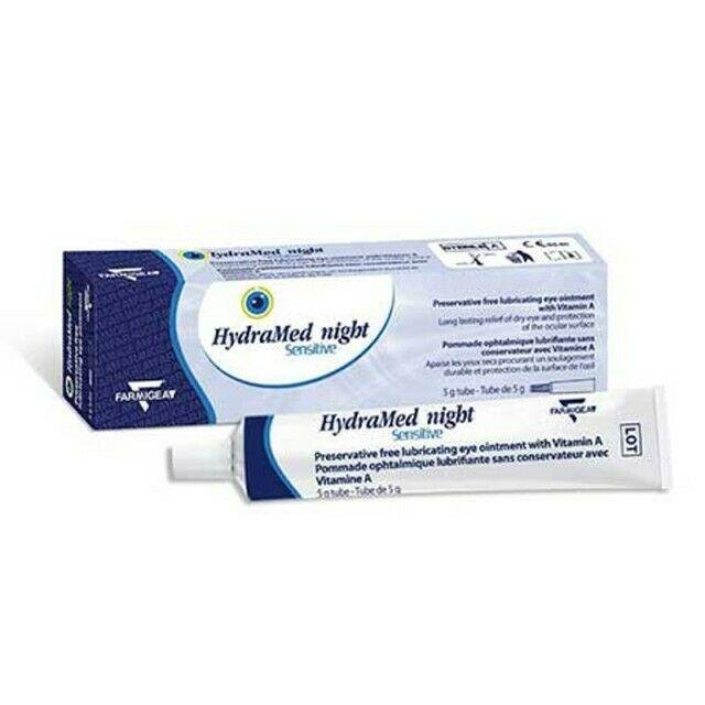 Hydramed Night Sensitive Lanolin-Free Paraffin Eye Ointment 5g -   Hydramed EasyMeds Pharmacy