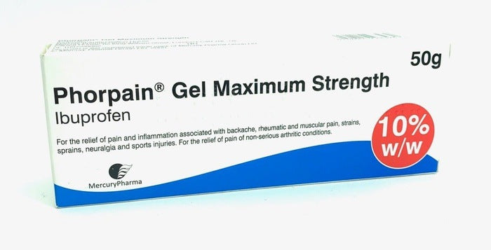 Ibuprofen 10% Gel - 50g (Brands May Vary) -   Numark EasyMeds Pharmacy