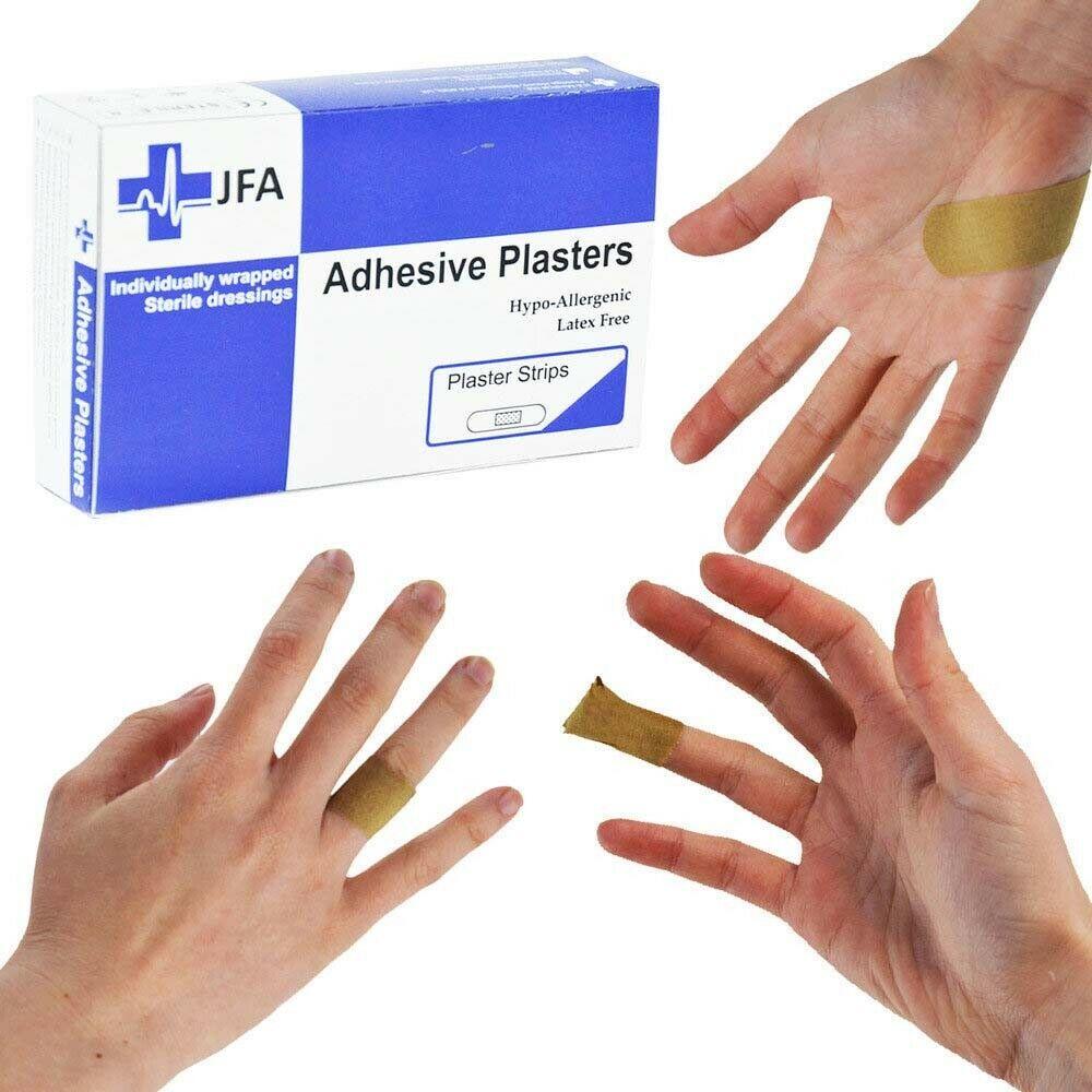 JFA Fabric Large Strip Plasters 72mm x 22mm x 100 -   JFA Medical EasyMeds Pharmacy