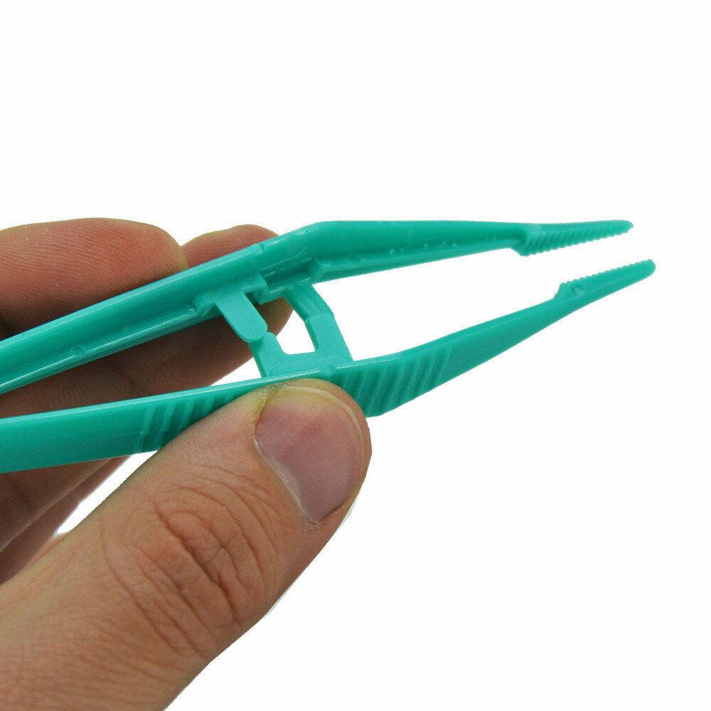 JFA Medical Green Plastic Disposable Tweezers Forceps 13cm x 30 -   JFA Medical EasyMeds Pharmacy