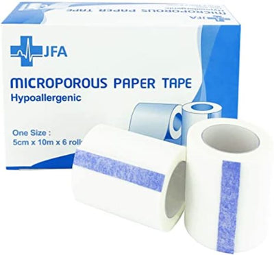 JFA Microporous Surgical Tape 5cm x 10m x 6 -   JFA Medical EasyMeds Pharmacy