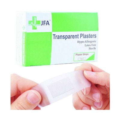 JFA Transparent Large Strip Plasters 72mm x 22 mm x 100 -   JFA Medical EasyMeds Pharmacy