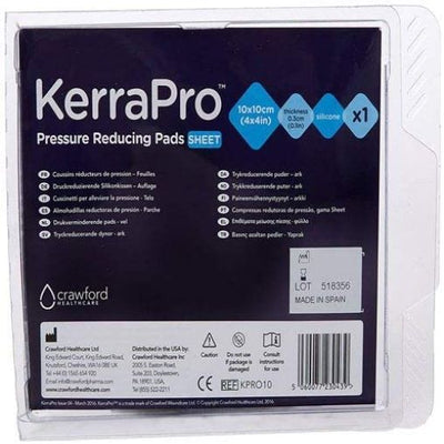 KerraPro Sheet - Pressure Reducing Pad/Sheet 10cm x 10cm x 1.2cm (Aderma Pad Alternative) -   KerraPro EasyMeds Pharmacy