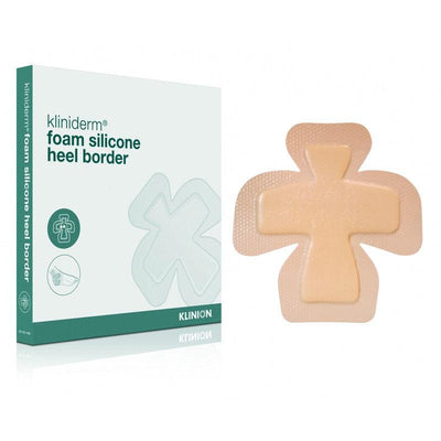 Kliniderm Foam Silicone Heel Border Dressing 20cm x 20.8cm x 5 -   Kliniderm EasyMeds Pharmacy