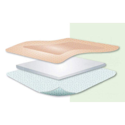 Kliniderm Foam Silicone Lite Border Dressing 10cm x 10cm x 5 -   Klinion EasyMeds Pharmacy