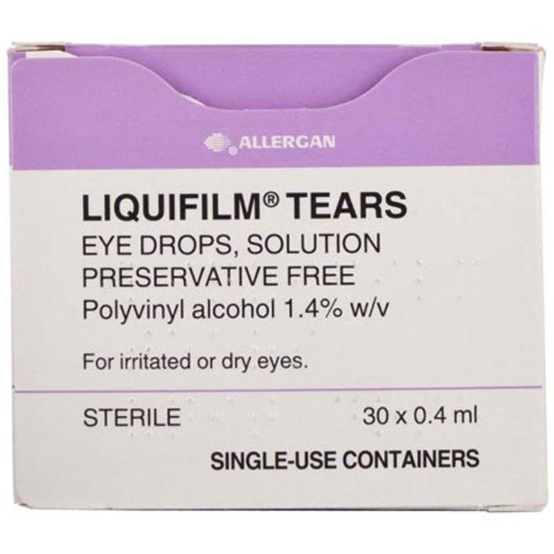 Liqui-film Tears Preservative Free Eye Drops 30 x 0.4ml -   Liqui-film EasyMeds Pharmacy