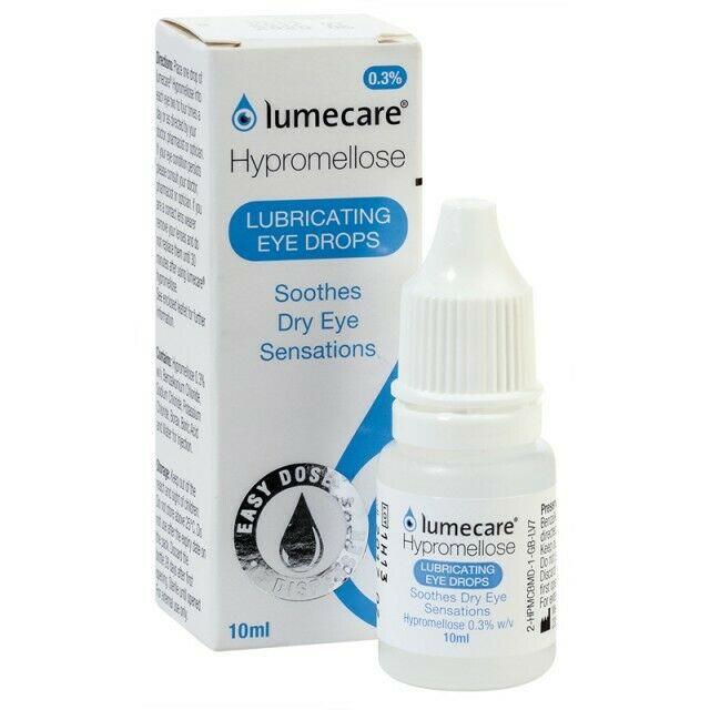 Lumecare Hypromellose 0.3% Eye Drops 10ml -   Medicom EasyMeds Pharmacy