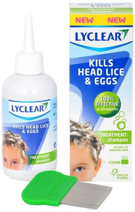 Lyclear Treatment Shampoo with Comb 200ml -   Lyclear EasyMeds Pharmacy