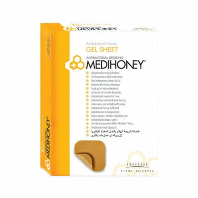 Medihoney Honey Alginate Gel Sheet Dressing 10cm x 10cm x 10 -   Medihoney EasyMeds Pharmacy