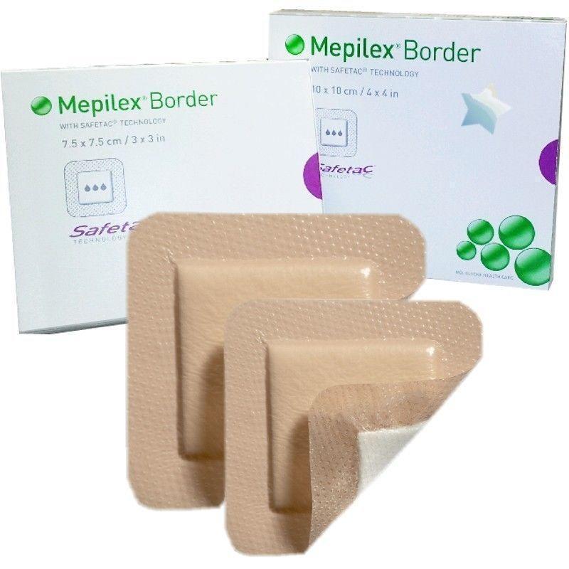 Mepilex Border Soft Silicone Absorbent Adhesive Dressings 10cm x 30cm -   Molnlycke EasyMeds Pharmacy