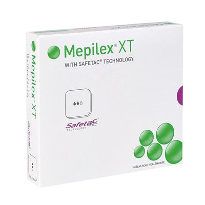 Mepilex XT Soft Conformable Foam Dressing 10 cm x 11 cm x 5 -   Molnlycke EasyMeds Pharmacy