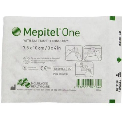 Mepitel One Safetac Wound Dressing 13cm x 15cm x 5 -   Molnlycke EasyMeds Pharmacy