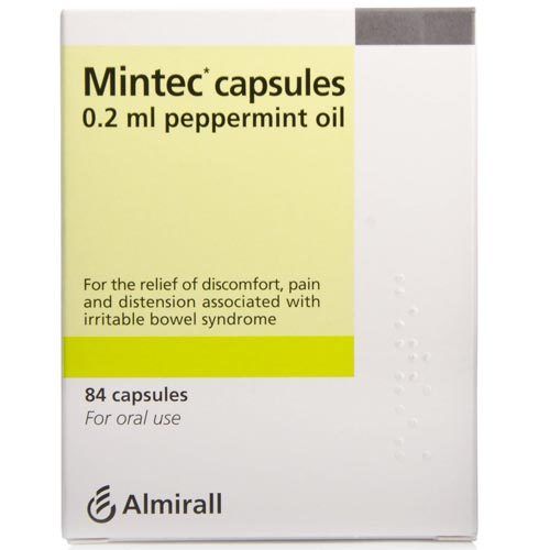 Mintec Peppermint Oil Capsules 0.2ml x 84 -   Mintec EasyMeds Pharmacy