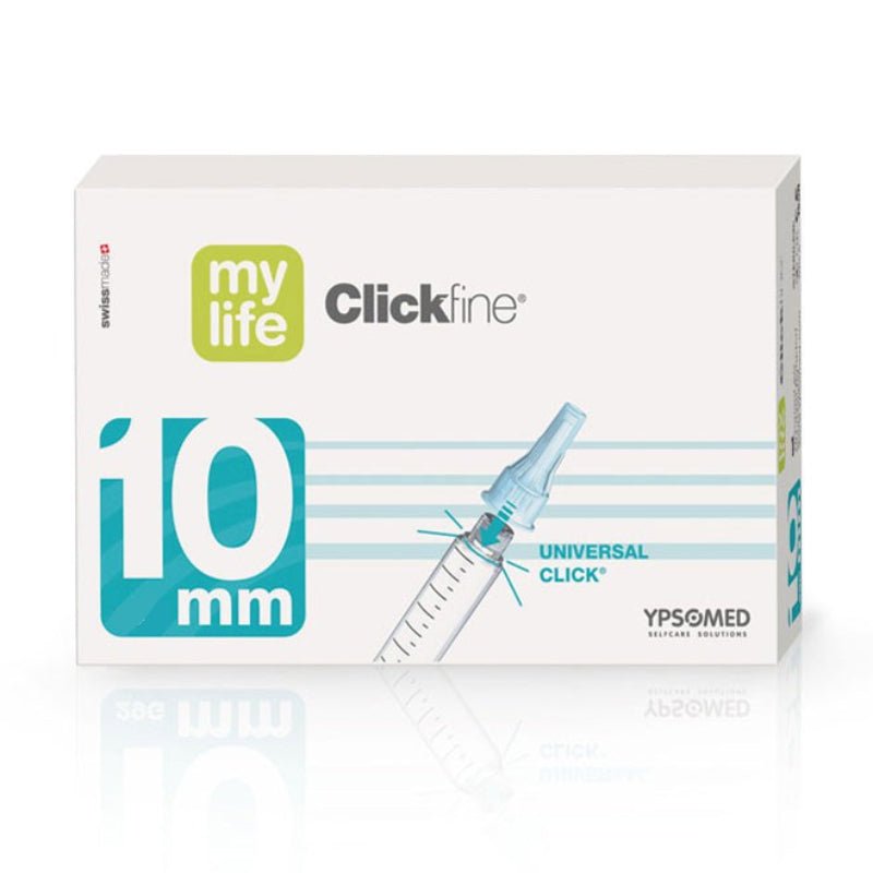 Mylife Clickfine Pen Needles 10mm x 100 -   Ypsomed Limited EasyMeds Pharmacy