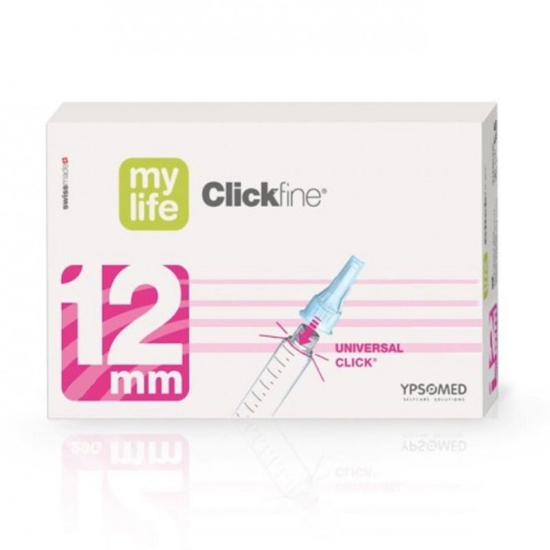 Mylife Clickfine Pen Needles 12mm x 100 -   Ypsomed Limited EasyMeds Pharmacy