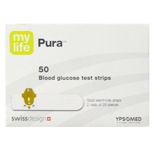 Mylife Pura Blood Glucose Test Strips x 50 -   Mylife EasyMeds Pharmacy