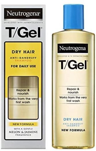 Neutrogena T Gel for Dry Hair Dermatological Shampoo 250ML -   Johnson & Johnson EasyMeds Pharmacy