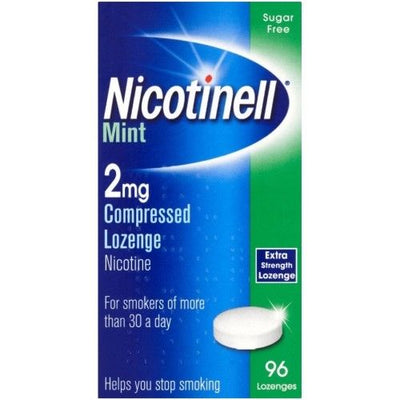 Nicotinell Mint Compressed Lozenges 2mg x 96 -   Nicotinell EasyMeds Pharmacy