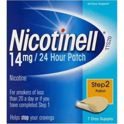 Nicotinell TTS20 Patch (Step 2) 14mg x 7 -   Johnson & Johnson EasyMeds Pharmacy