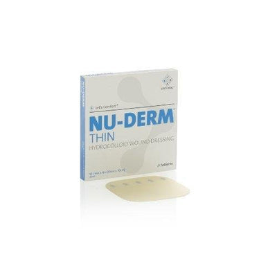 Nu-Derm Thin Hydrocolloid Dressing 10cm x 10cm x 10 -   Systagenix EasyMeds Pharmacy