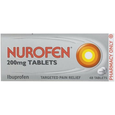 Nurofen Ibuprofen 48 Tablets 200mg -   Reckitt Benckiser EasyMeds Pharmacy