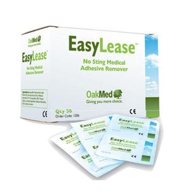 OakMed Easylease Adhesive Remover Wipes x 30 -   OakMed EasyMeds Pharmacy