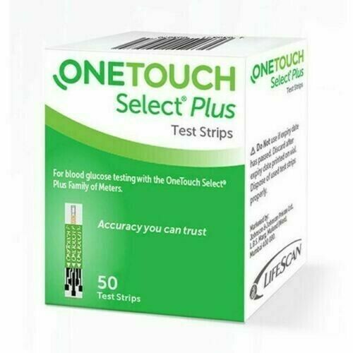 One Touch Select Plus test strips 50 -   ONE Touch EasyMeds Pharmacy