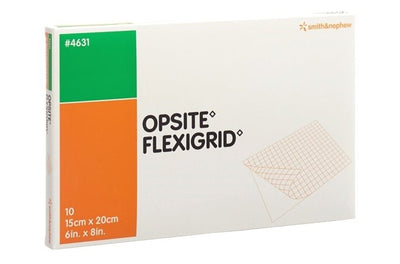 OpSite Flexigrid Adhesive Film 15cm x 20cm x 10 -   Smith & Nephew EasyMeds Pharmacy