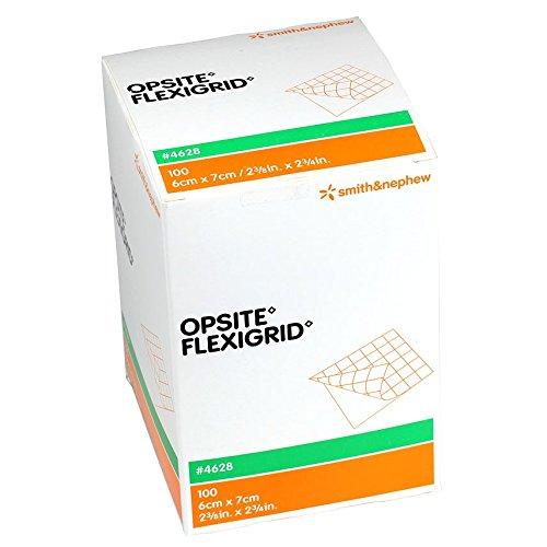 OpSite Flexigrid Adhesive Film Dressings 6cm x 7cm x 100 -   Smith & Nephew EasyMeds Pharmacy