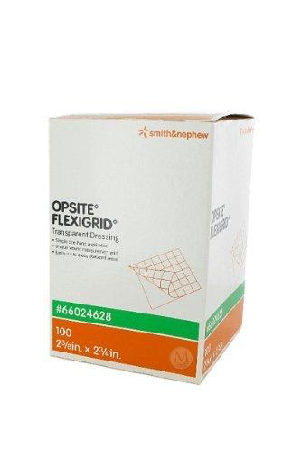 OpSite Flexigrid Adhesive Film Dressings 6cm x 7cm x 100 -   Smith & Nephew EasyMeds Pharmacy