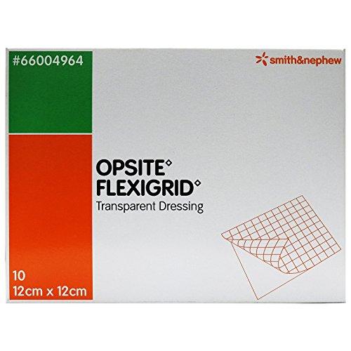 Opsite FlexiGrid Water Resistant Film Dressings 12cm x 12cm x 10 -   Smith & Nephew EasyMeds Pharmacy