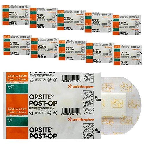 Opsite Post Op Transparent Water Resistant Dressings 8.5cm x 9.5cm x 10 -   Smith & Nephew EasyMeds Pharmacy