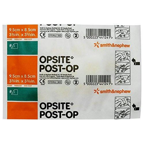 Opsite Post Op Transparent Water Resistant Dressings 8.5cm x 9.5cm x 10 -   Smith & Nephew EasyMeds Pharmacy