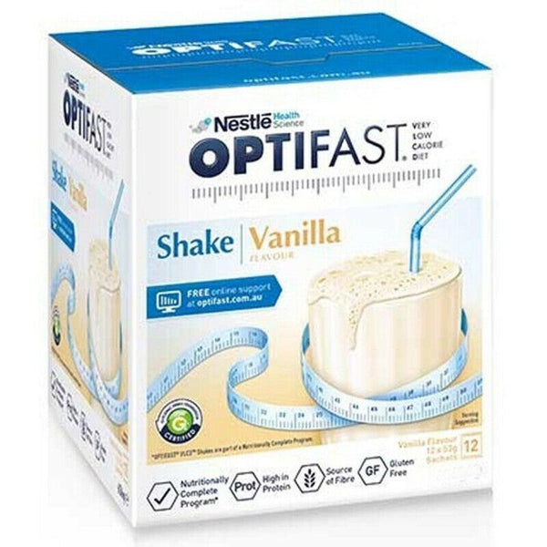 Optifast Milkshake Vanila 54g x 12 Nutritional Drink