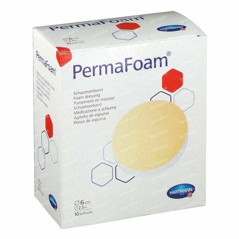 Permafoam Foam Bandage 6cm x 6cm, Pack 10, 5 -   Hartmann EasyMeds Pharmacy