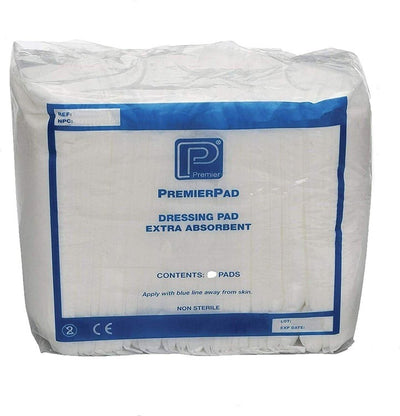 Premierpad Absorbent Sterile Dressing 20cm x 20cm x 25 -   Premierpad EasyMeds Pharmacy