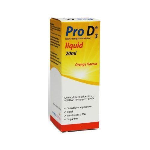 Pro D3 100IU Vitamin D3 Liquid Drops 20ml | Vitamin D Supplement for 6 months + -   Synergy Biologics EasyMeds Pharmacy