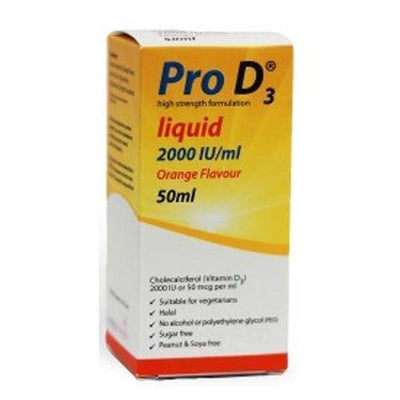 Pro D3 Vitamin D3 2000IU Liquid 50ml -   Synergy Biologics EasyMeds Pharmacy