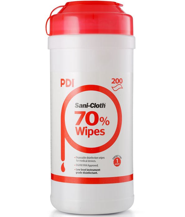 Sani-Cloth 70% Alcohol Wipes (Canister of 200) -   PDI EasyMeds Pharmacy