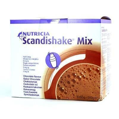 Scandishake Mix Chocolate Shake (85g x 6) -   Nutricia EasyMeds Pharmacy