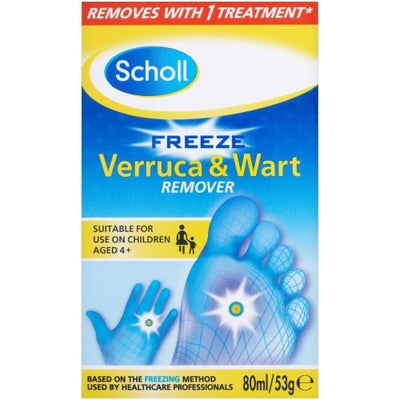 Scholl Freeze Verruca & Wart Remover Spray 80ml -   Reckitt Benckiser EasyMeds Pharmacy