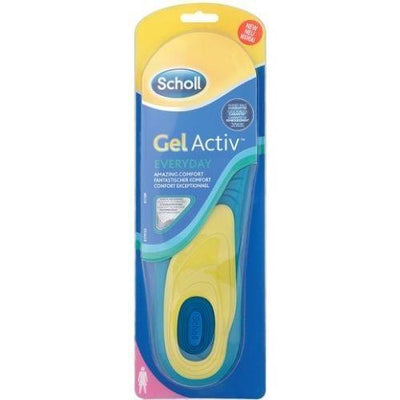 Scholl Gel Activ Open Shoes Insoles 3-7 1/2 1 Pair -   Scholl EasyMeds Pharmacy