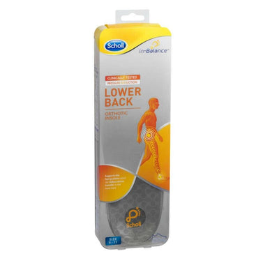 Scholl Lower Back Orthotic Insoles - Small -   Reckitt Benckiser EasyMeds Pharmacy