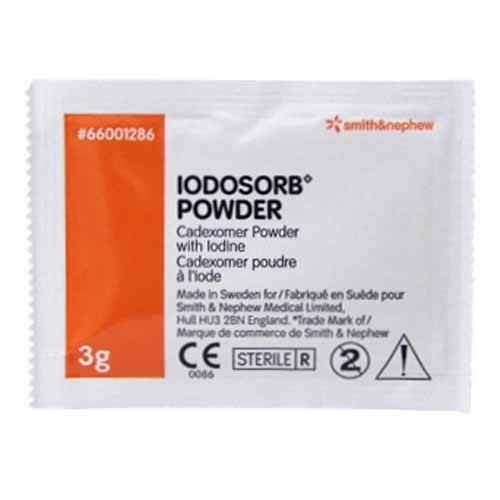 Smith & Nephew Iodosorb Cadexomer Powder Sachets 7 x 3g -   Smith & Nephew EasyMeds Pharmacy